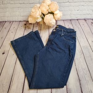 Riders Slimming Dark Wash Jeans Size 14 Short